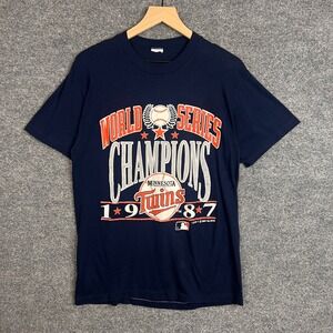 Vintage 1987‎ Minnesota Twins World Series Champions  MLB T Shirt Small